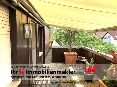 Exklusive Penthousewohnung in Fellbach mit Sauna, Whirlpool und Kamin 
