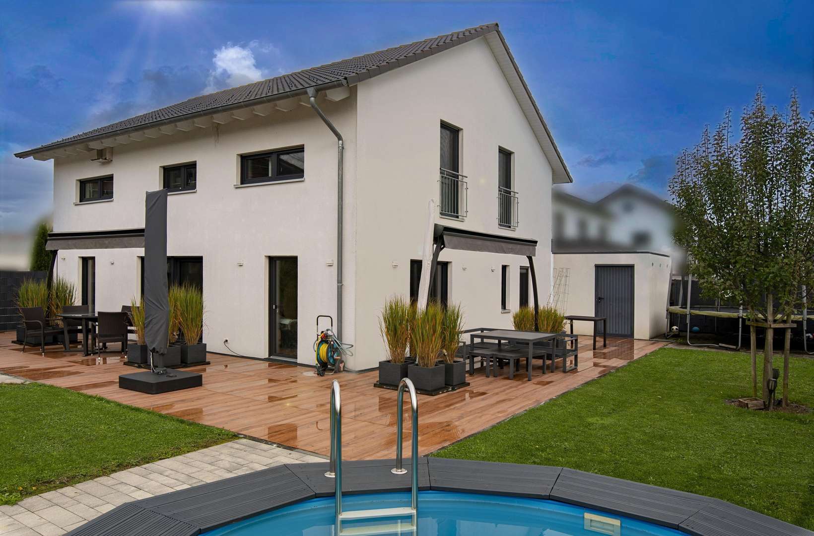 Außenansicht Außenansicht - Einfamilienhaus in 88299 Leutkirch mit 156m² kaufen