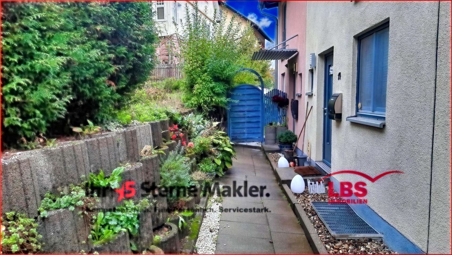 Zugang zum Haus - Reihenmittelhaus in 76332 Bad Herrenalb mit 108m² kaufen