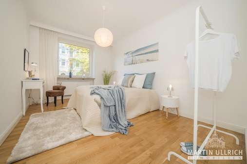 Schlafzimmer  - Etagenwohnung in 22085 Hamburg mit 45m² kaufen