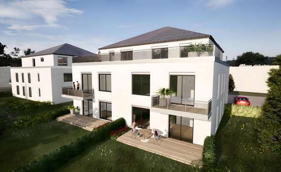 Gartenansicht - Mehrfamilienhaus in 32120 Hiddenhausen mit 107m² kaufen