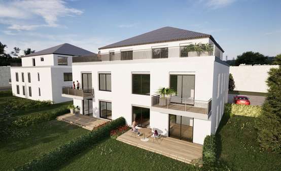 Gartenansicht - Mehrfamilienhaus in 32120 Hiddenhausen mit 107m² kaufen
