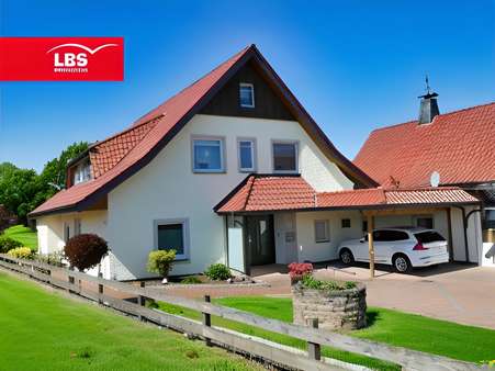Vorderansicht Vorderansicht - Zweifamilienhaus in 32289 Rödinghausen mit 270m² kaufen