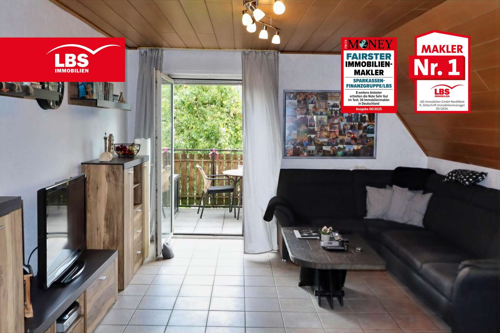 Wohnbereich Wohnbereich - Maisonette-Wohnung in 32120 Hiddenhausen mit 106m² kaufen