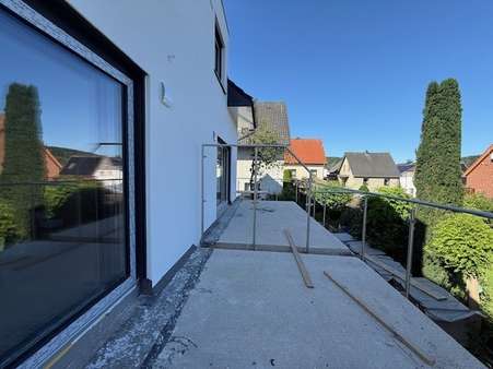 Balkon Balkon - Doppelhaushälfte in 32602 Vlotho mit 119m² kaufen