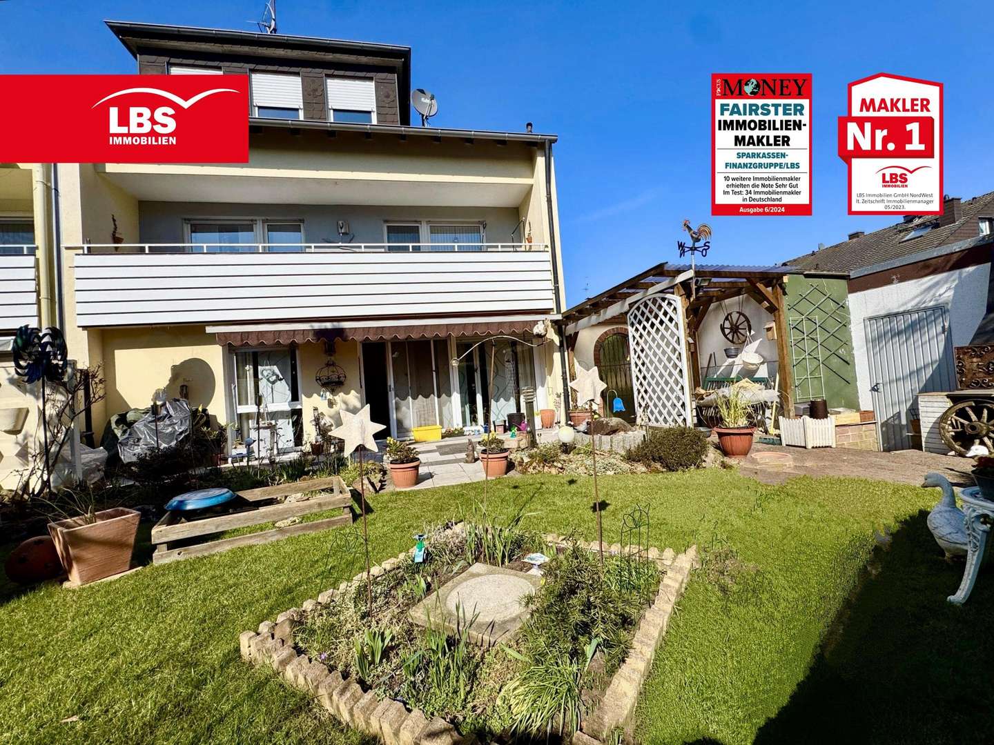 Rückansicht - Reihenendhaus in 45721 Haltern am See mit 193m² kaufen