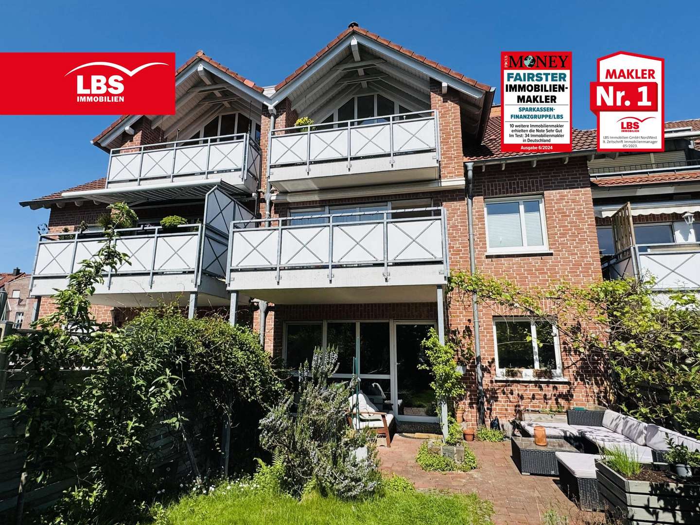 Hausansicht - Erdgeschosswohnung in 46244 Bottrop mit 106m² kaufen