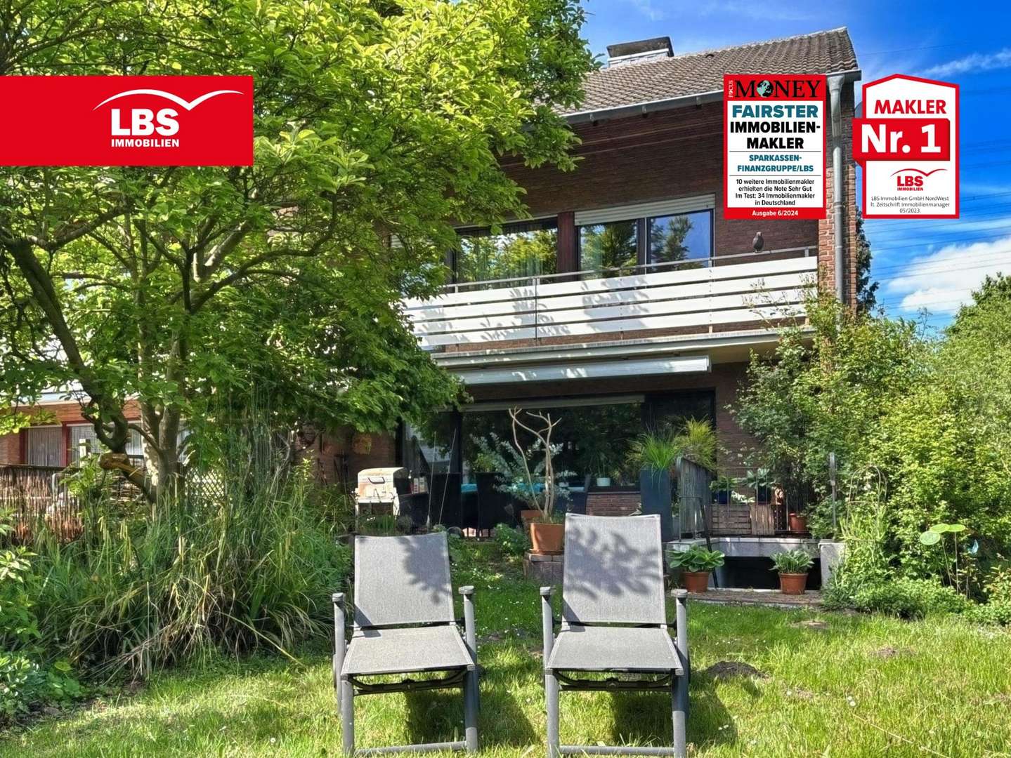 Gartenansicht - Reihenendhaus in 46569 Hünxe mit 138m² kaufen