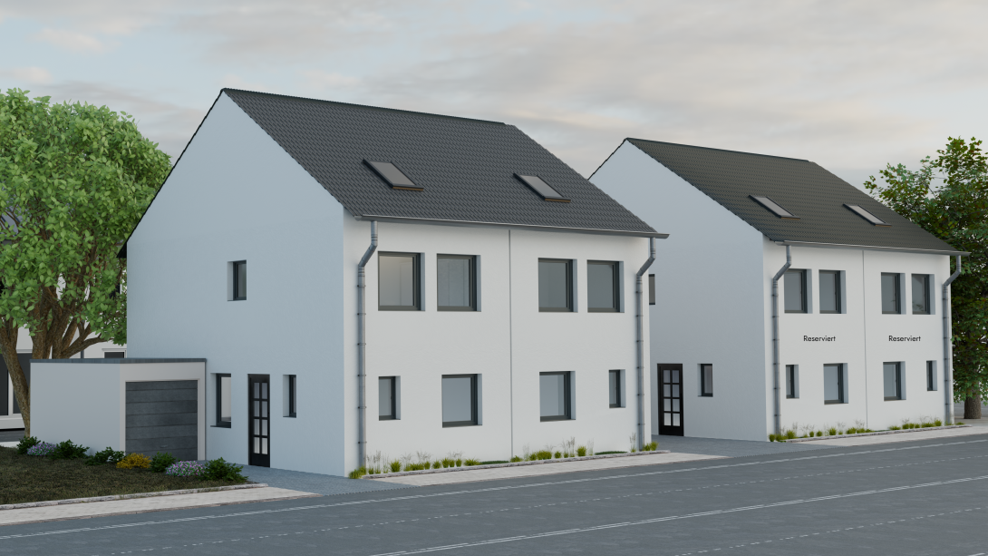 Gebäudeansicht - Doppelhaushälfte in 45659 Recklinghausen mit 117m² kaufen