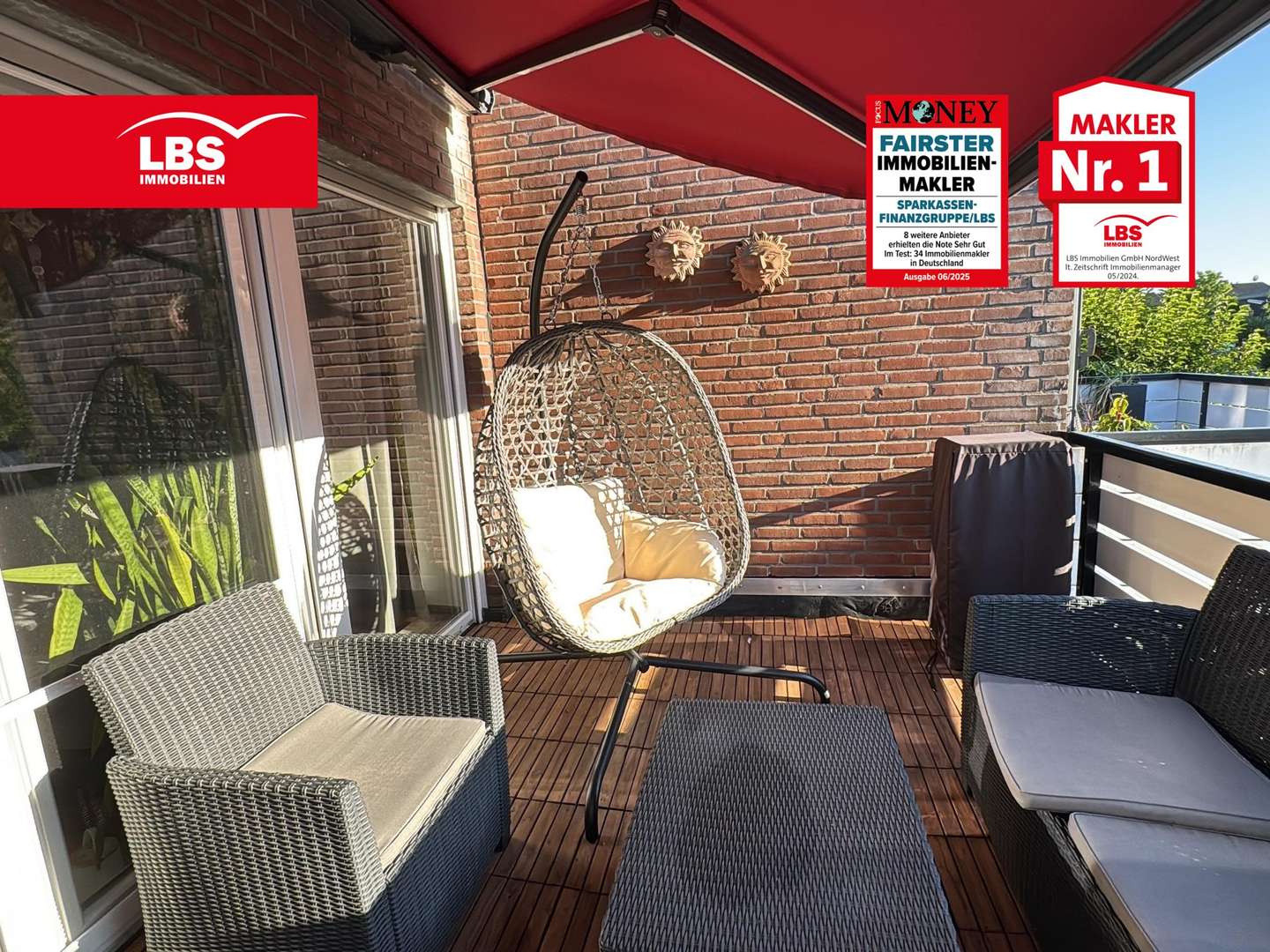 Balkon Balkon - Reihenmittelhaus in 46286 Dorsten, Lembeck mit 129m² kaufen