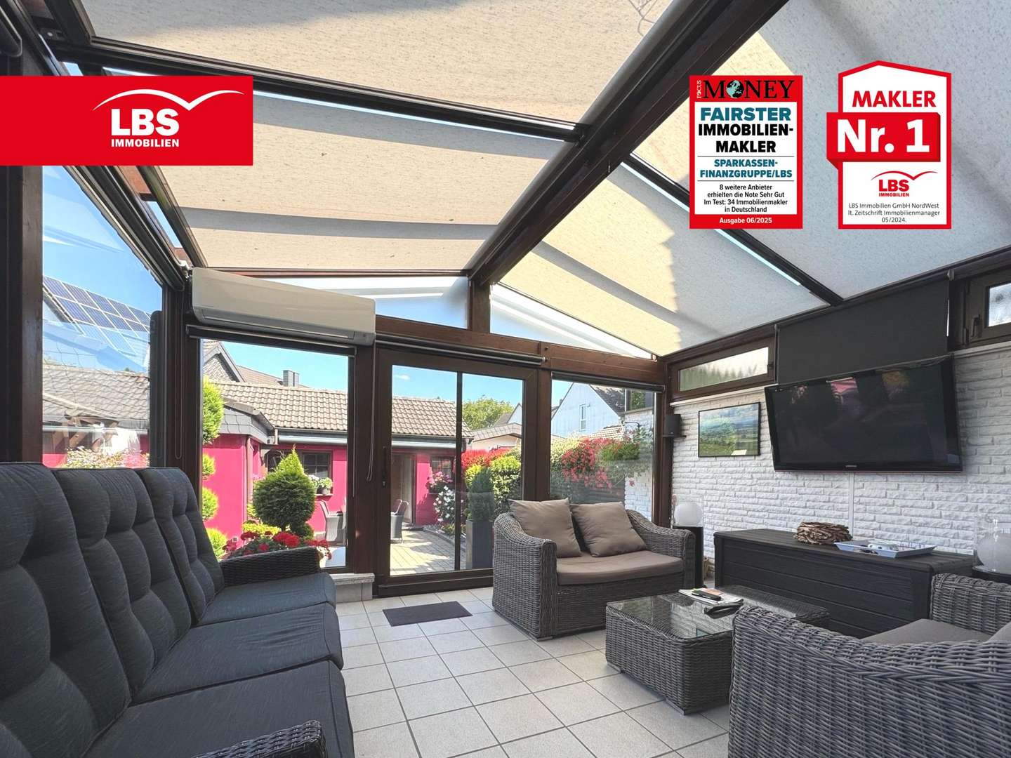 Wintergarten Wintergarten - Erdgeschosswohnung in 46240 Bottrop mit 98m² kaufen
