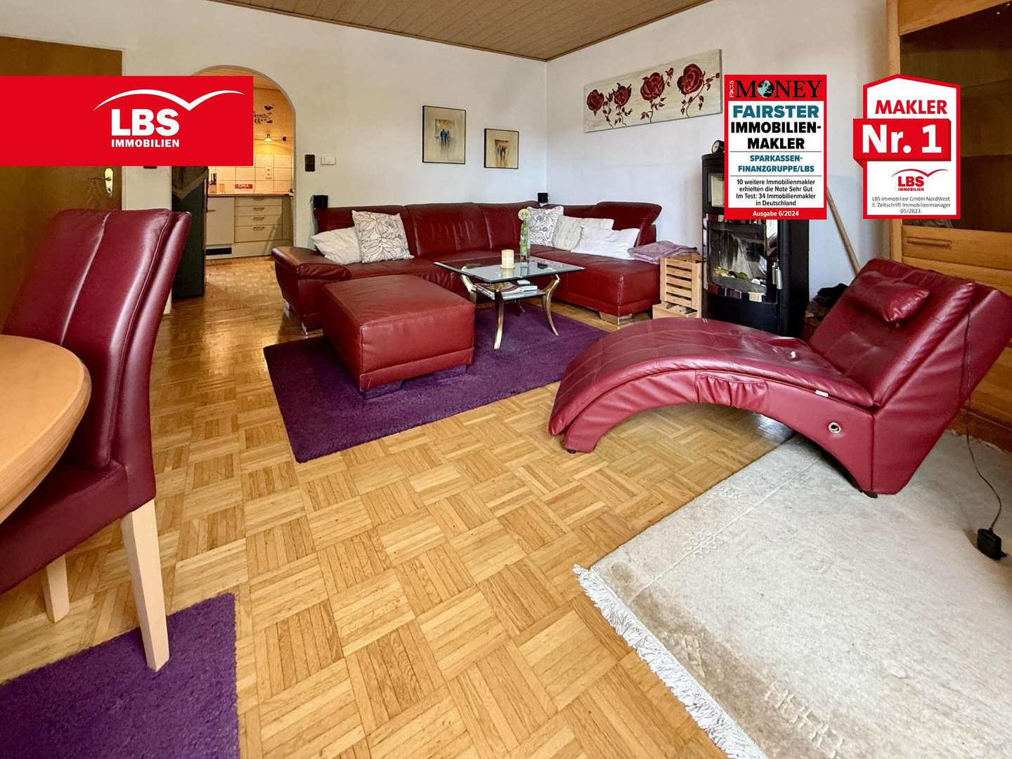 Wohn- und Esszimmer Wohn- und Esszimmer - Wohnung in 45768 Marl mit 88m² kaufen