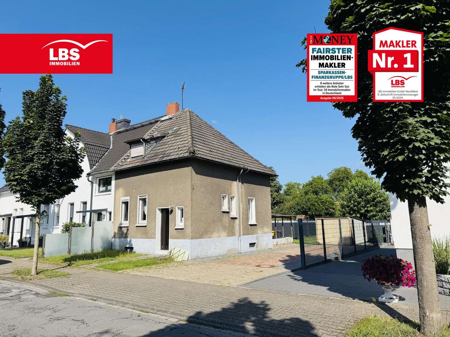 Hausansicht Hausansicht - Reihenendhaus in 46240 Bottrop mit 75m² kaufen