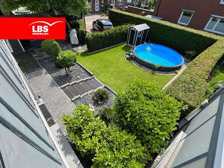 Garten mit Pool - Reihenendhaus in 46238 Bottrop mit 171m² günstig kaufen