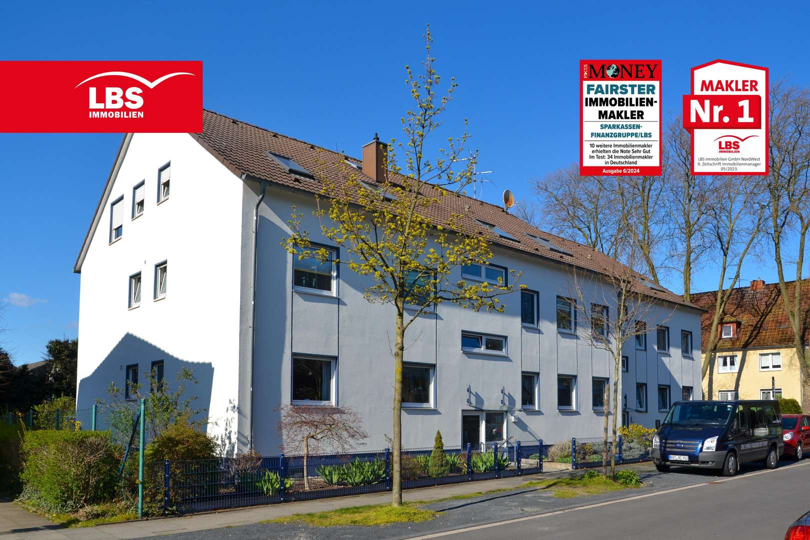 Gebäudeansicht Gebäudeansicht - Dachgeschosswohnung in 46236 Bottrop mit 62m² kaufen