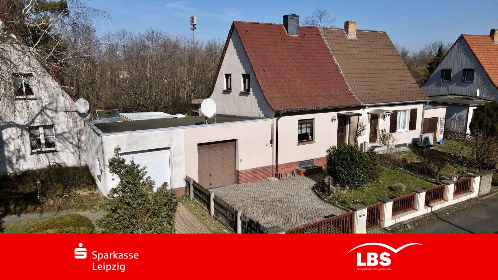 Ansicht - Doppelhaushälfte in 04328 Leipzig mit 101m² kaufen