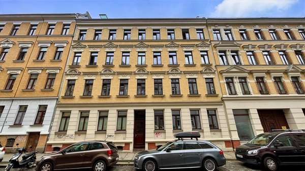 Straßenansicht Straßenansicht - Etagenwohnung in 04318 Leipzig mit 65m² kaufen