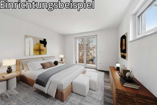 Schlafzimmer - Etagenwohnung in 04849 Bad Düben mit 81m² kaufen