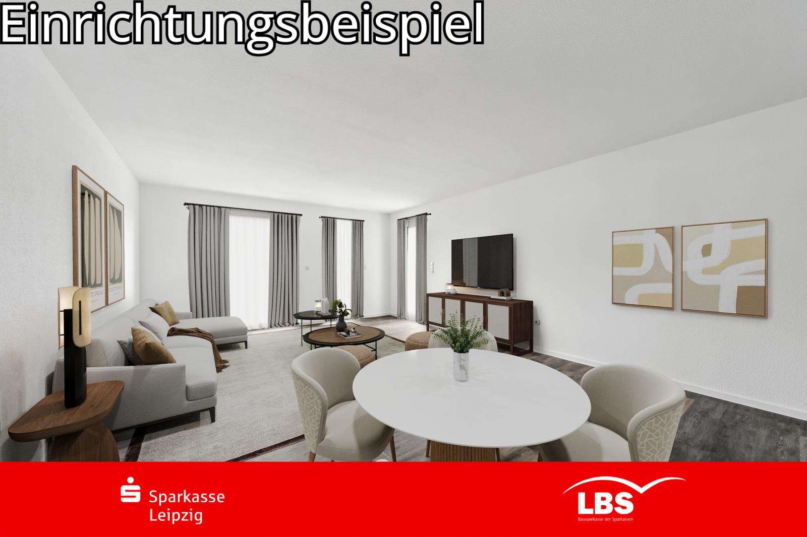 Wohnbereich - Etagenwohnung in 04849 Bad Düben mit 81m² kaufen