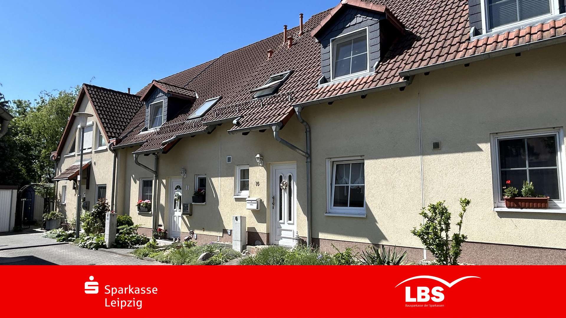 Hausansicht - Reihenmittelhaus in 04435 Schkeuditz mit 105m² kaufen
