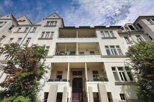 Hausansicht Hausansicht - Maisonette-Wohnung in 04299 Leipzig mit 104m² kaufen