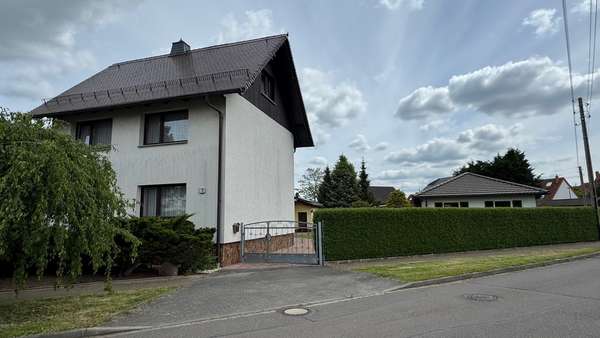 Eingang zum Grundstück Eingang zum Grundstück - Einfamilienhaus in 04178 Leipzig mit 296m² kaufen