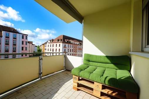 Balkon - Etagenwohnung in 04318 Leipzig mit 38m² kaufen