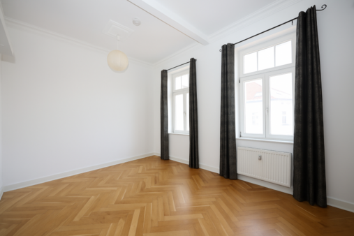 Schlafzimmer (möblierungsfrei visualisiert) - Etagenwohnung in 04157 Leipzig mit 45m² kaufen