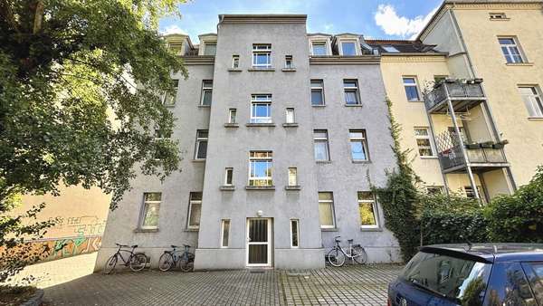 Hofansicht - Etagenwohnung in 04177 Leipzig mit 54m² kaufen