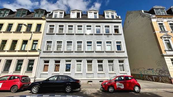 Straßenansicht - Etagenwohnung in 04177 Leipzig mit 54m² kaufen