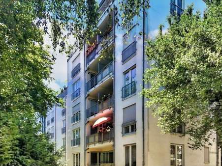 Ansicht Giebelseite Ansicht Giebelseite - Etagenwohnung in 04249 Leipzig mit 87m² kaufen