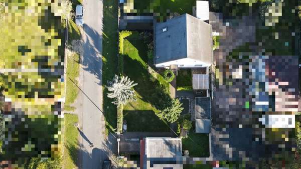 Ansicht von oben - Einfamilienhaus in 04328 Leipzig mit 119m² kaufen