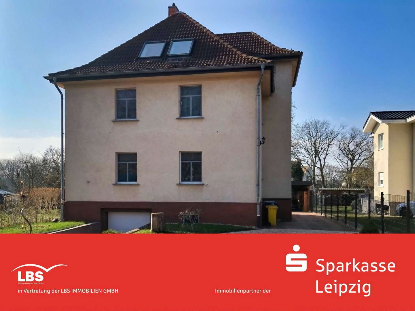 Ansicht Straße - Stadthaus in 04435 Schkeuditz mit 209m² kaufen