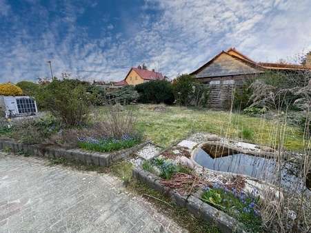 vorderer Garten - Doppelhaushälfte in 04349 Leipzig mit 95m² kaufen