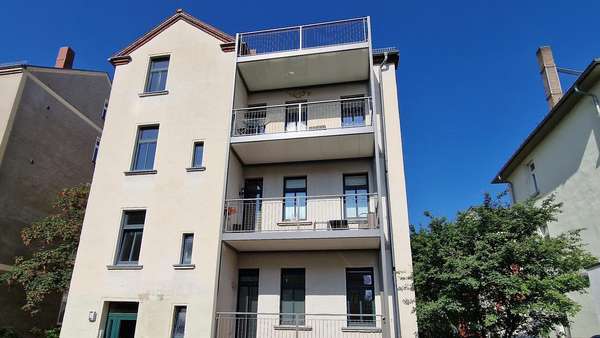 Hofseite - Etagenwohnung in 04416 Markkleeberg mit 29m² als Kapitalanlage kaufen