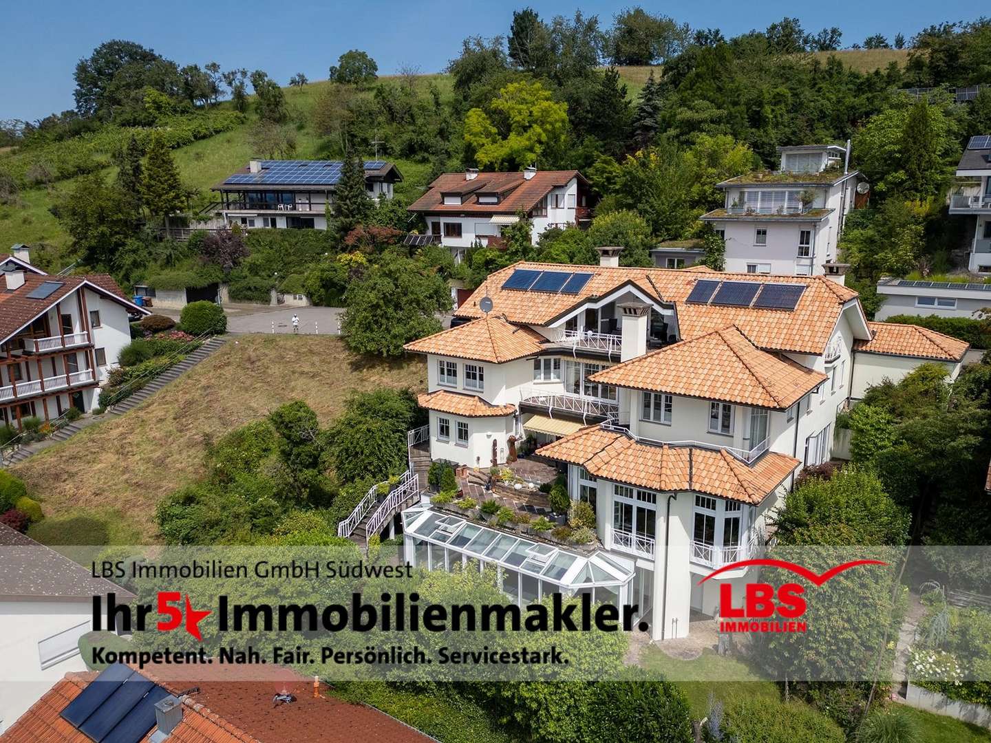 Luftaufnahme - Villa in 78315 Radolfzell mit 390m² kaufen