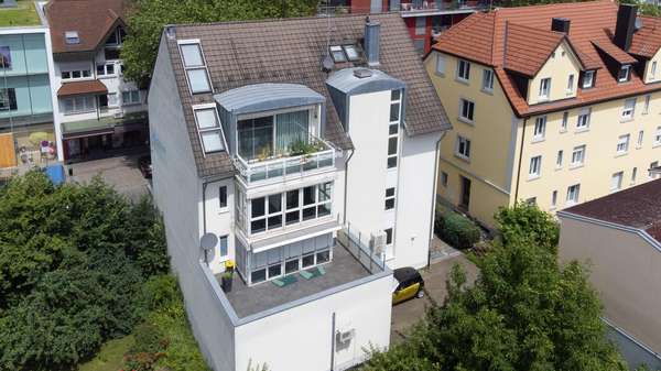 Luftaufnahme - Etagenwohnung in 78224 Singen mit 142m² kaufen