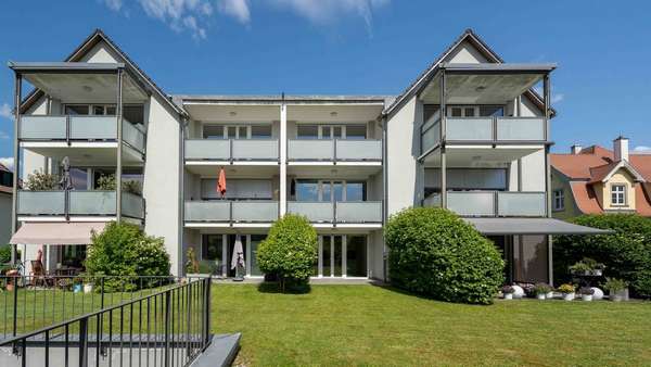 Gartenansicht - Erdgeschosswohnung in 78333 Stockach mit 60m² kaufen