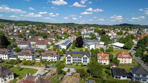 Luftaufnahme - Erdgeschosswohnung in 78333 Stockach mit 60m² kaufen