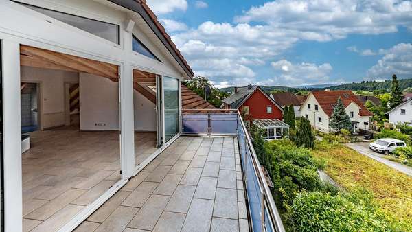 Sonnenbalkon Sonnenbalkon - Maisonette-Wohnung in 78315 Radolfzell mit 105m² kaufen