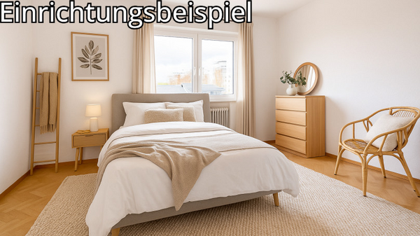 Einrichtungsbeispiel Schlafzimmer Einrichtungsbeispiel Schlafzimmer - Etagenwohnung in 78315 Radolfzell mit 86m² kaufen
