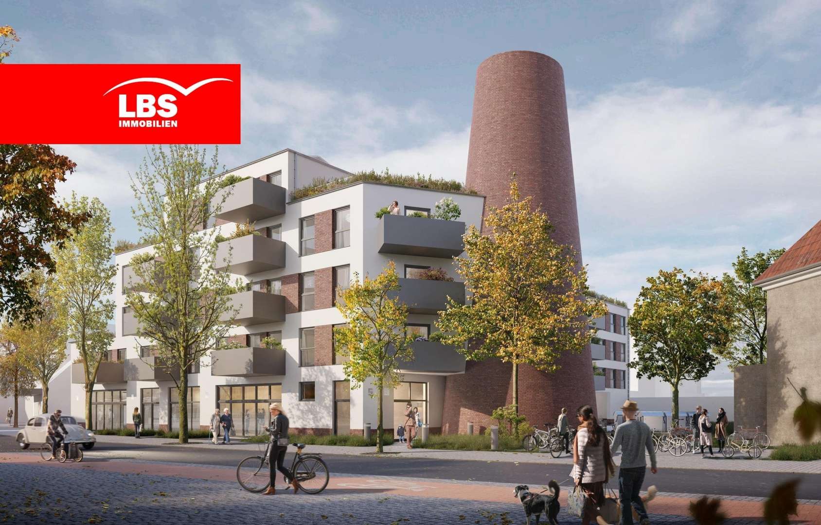 Außenansicht/Visualisierung - Etagenwohnung in 59227 Ahlen mit 60m² kaufen