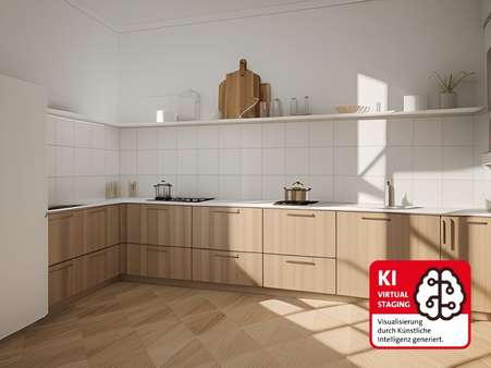 Küche - mögliche Gestaltung - Erdgeschosswohnung in 48157 Münster mit 74m² kaufen