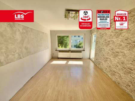Wohnzimmer - Etagenwohnung in 47803 Krefeld mit 77m² kaufen