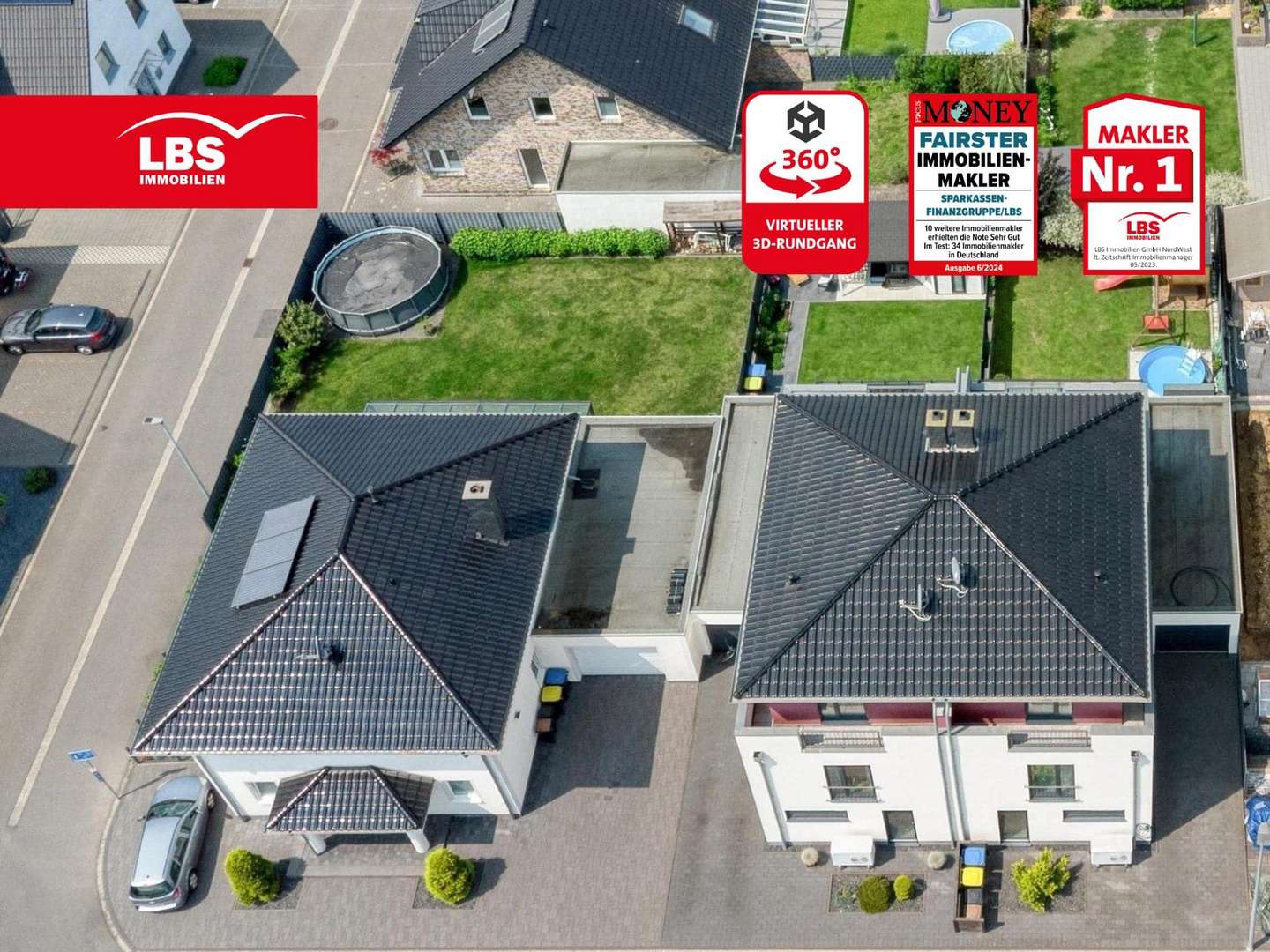 Drohnenaufnahme - Doppelhaushälfte in 53919 Weilerswist mit 175m² kaufen