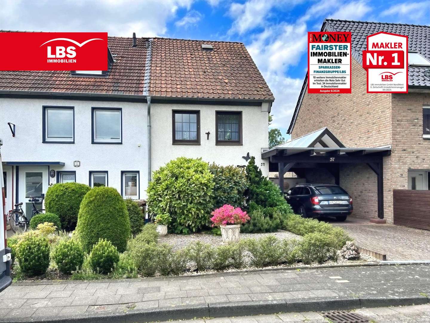 Vorderansicht - Reihenendhaus in 47877 Willich mit 125m² kaufen