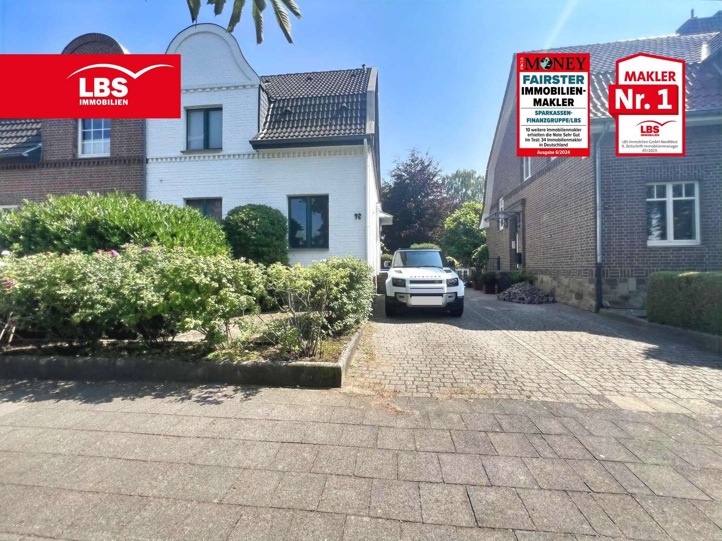 Vorderansicht - Doppelhaushälfte in 41236 Mönchengladbach mit 109m² kaufen