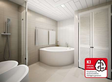 Badezimmer - Reihenmittelhaus in 41189 Mönchengladbach mit 62m² kaufen
