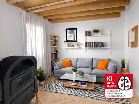 Wohnzimmer - Reihenmittelhaus in 41189 Mönchengladbach mit 62m² kaufen