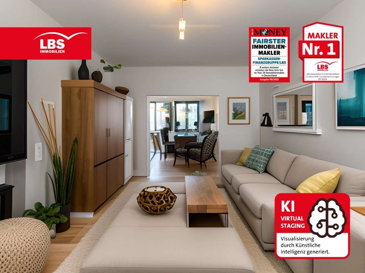 Wohnbereich - Doppelhaushälfte in 41236 Mönchengladbach mit 109m² kaufen